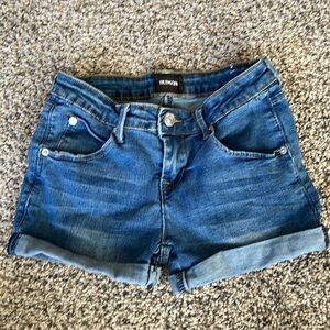 Hudson cuffed jean shorts